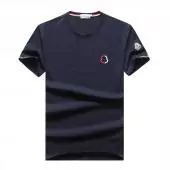 moncler tee shirt m-3xl pas cher classic badge cap round neck